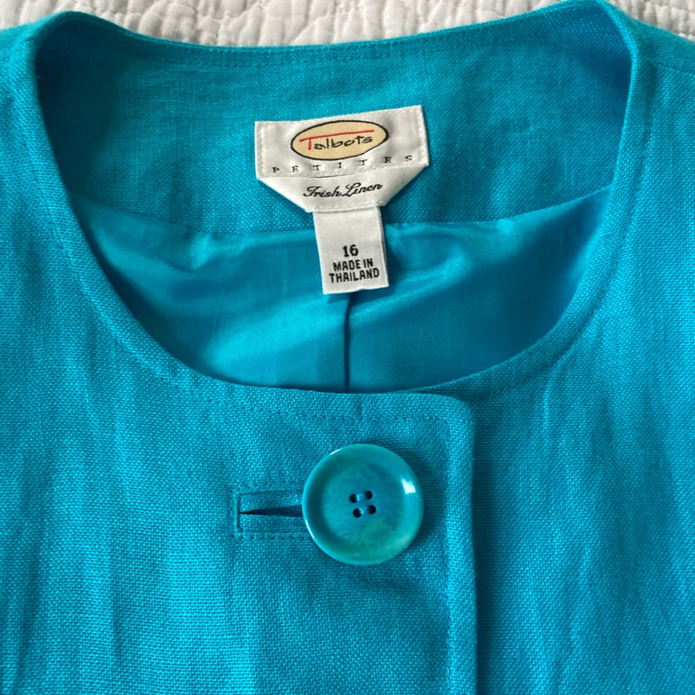 Talbots Irish Linen Jacket - Picture 2 of 8